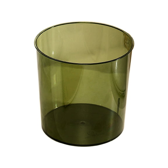 Practical Plastic Round Small Trash Can Wastebasket 6L/8L Garbage Container Bin for Bathroom Bedroom Kids Room Waste Use