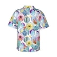 thumbnail image 3 of Balery Cactus1 Print Men's Hawaiian Shirts Short Sleeve Beach Shirt Relaxed Fit Vacation Button Down Shirts-Small, 3 of 9