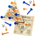 thumbnail image 1 of 2 Pieces Stacking Peg Board Set Toy Wooden Triangle Peg Games Peg Triangle Game Wooden Baseball Dice Board Game Stack It Peg Game Skill Occupational Therapy Toys for Gaming Parties, 1 of 7