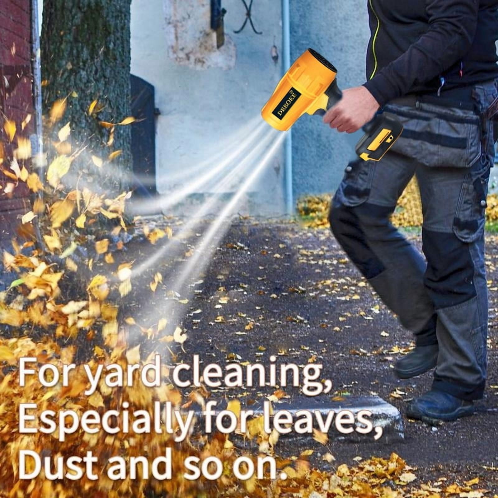 Cordless Turbo Jet Leaf Blower – High-Power Brushless Motor, Violent TurboFan for Car Drying, Dust Cleaning & Snow Removal – Handheld & Lightweight for Outdoor & Garage Use