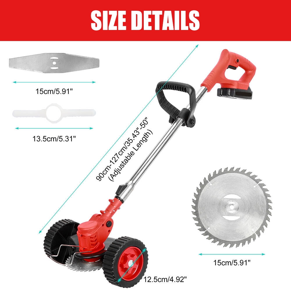 KingFurt Weed Wacker 21V Cordless String Trimmer, Brushless