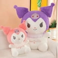 Sanrio New Kuromi Kawaii Plush Toy Pillow Cartoon Collection Soft