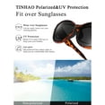 thumbnail image 3 of TINHAO Oversized Fit Over Glasses Sunglasses for Women, Polarized UV400 Wear Over Prescription Glasses for Driving Fishing Hiking Cycling Outdoor, 3 of 7