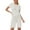 White, variant on Short Sets for Women Relaxed Fit Basic Plain Short Sleeve Crewneck T Shirt and Shorts 2 Piece Matching Set Lounge Set