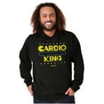 thumbnail image 4 of PACMAN Cardio King Workout Gym Gamer Men Big & Tall Graphic Hoodie Brisco Brands 2X, 4 of 6