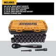 thumbnail image 2 of Juego de enchufes DeWalt 23 piezas impacto métrico, 2 of 7