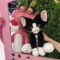 thumbnail image 4 of Muñeco de peluche de gato Devon Rex de 40 cm, bonito gatito de simulación, peluche Devon Rex, precioso juguete suave para cumpleaños de niño y niña, 4 of 5