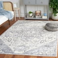 thumbnail image 2 of SAFAVIEH Tulum Tanzil Oriental Area Rug, Ivory Grey/Light Grey, 6'7" x 6'7" Square, 2 of 8