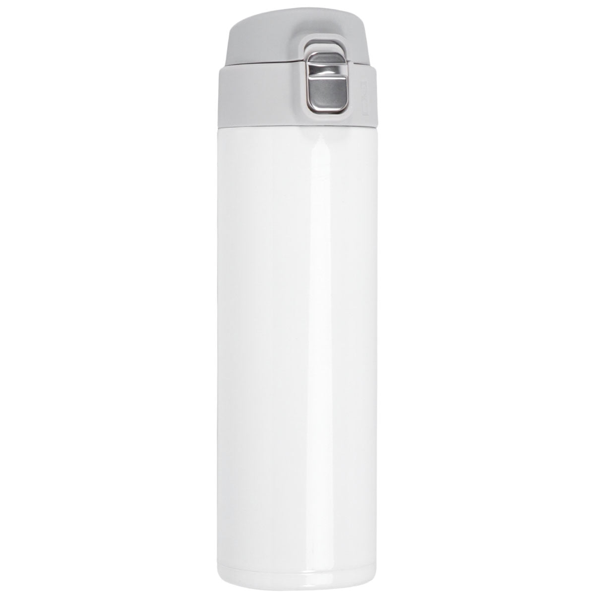 1PC 450ML Large Capacity Cup Portable Thermal Cup Insulated Water Bottle for Home Office Car (White)