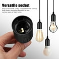 thumbnail image 3 of 2 Pcs Light Socket With Cord Outdoor Light Socket Light Bulb Base Pendant Lamp Sockets Cord For Hanging Lights With US Plug 110V, 3 of 8