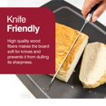 thumbnail image 3 of Zyliss Wood Fiber Cutting Board - Recycled Wood Fiber Cutting Board for your Kitchen Accessories - Non-Slip Cutting Board Perfect for Meat, Fish and Vegetables - Large, 3 of 7