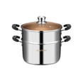 thumbnail image 1 of VENTION Induction Steamer Pot for Cooking, 18cm Small Stainless Steel Vegetable Steamer Pot, Couscoussier 2 Liter, 1 of 6
