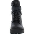 thumbnail image 2 of Guess Womens Orana  Zipper Faux Leather Combat & Lace-up Boots, 2 of 3