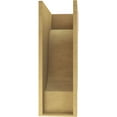 thumbnail image 4 of 10"W x 20"D x 30"H Classic Newport Rough Cedar Woodgrain TimberThane Corbel, Primed Tan, 4 of 6