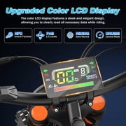 ASKGO GT16 Electric Dirt Bike for Adults,3000W Peak Electric Motorcycle 40MPH 48V 30A Battery,100Miles Electric Bike,16Tire Ebike,Dual Hydraulic Brakes E Mountain Bike,Full Suspension,UL2849