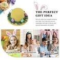 thumbnail image 5 of Aooww Easter Hats , Adjustable Eggs Bunny Hats Easter Photo Props for Spring Party Favors Supplies ,Yellow, 5 of 6