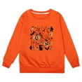 thumbnail image 1 of Chandail à Capuche d'Halloween pour Filles, Doux et Confortable, Tenue Décontractée Automne Hiver pour Tout-Petits, Manches Longues, Col Rond, 1 of 3