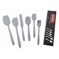 thumbnail image 1 of Set 6 Utensilios De Cocina De Silicona Espatulas Reposteria Xtellar gris, 1 of 3