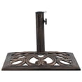 thumbnail image 2 of vidaXL Umbrella Base Bronze 12 kg 49 cm Cast Iron, 2 of 5