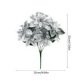 thumbnail image 3 of Yunuuuoa Glitter Poinsettia Artificial Christmas Flowers for Home Decor Vase Arrangement Waterproof Fade Resistant Festive Holiday Decorations, 3 of 6