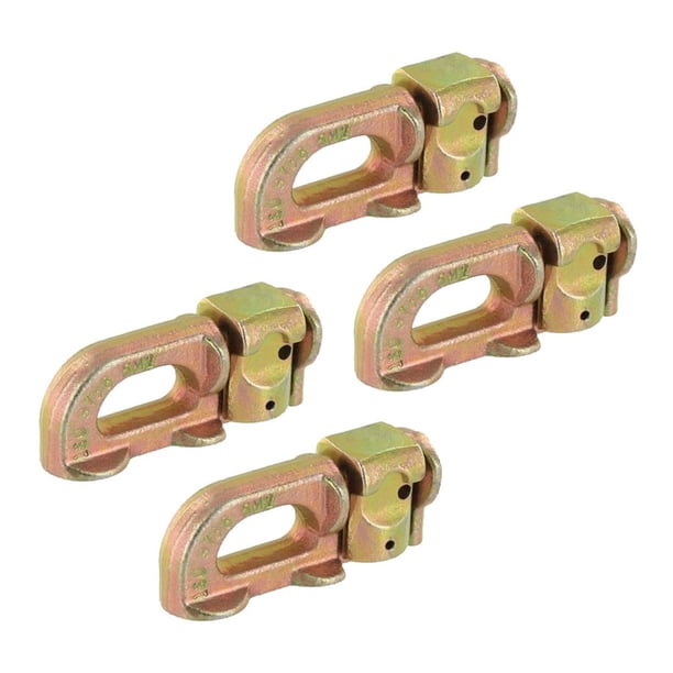 Speravity 4 unids/set Control de carga L pista doble perno montaje Control de carga Camper Van accesorios L pista Accesorios para vehículos recreativos