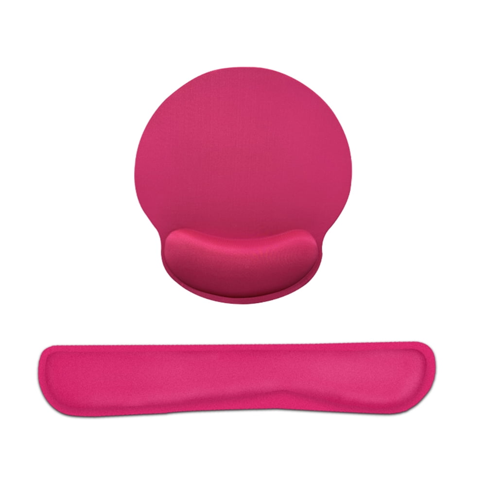 Dcenta Memory Foam Keyboard Wrist Rest Mouse Pad Set Keyboard Mouse