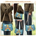 thumbnail image 4 of FORMRS Womens Shoulder Bag with Chain Strap Clutch Purse Cute Tote Handbag, Rainbow with Stars, 4 of 7