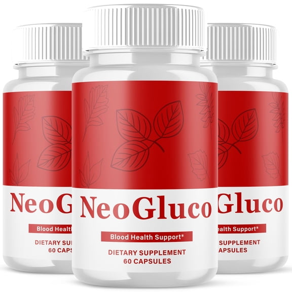 NeoGluco Blood Support Pills Advanced Formula Vitamin Supplement Neo Gluco 180 Capsules