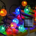 thumbnail image 1 of Mini luz redonda del globo de la bola del LED, luces largas de la bola del tiempo de espera para la decoración del jardín, 1 of 5