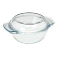 thumbnail image 2 of Bol en Verre Borosilicate 1500ML, Plat à Casserole Rond en Verre avec Couvercle GPSJB-1500ML - Lot de 2, 2 of 6