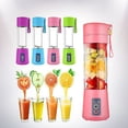 thumbnail image 1 of Vaso licuadora portátil Sofistik2 con 6 aspas Recargable USB color verde, 1 of 2