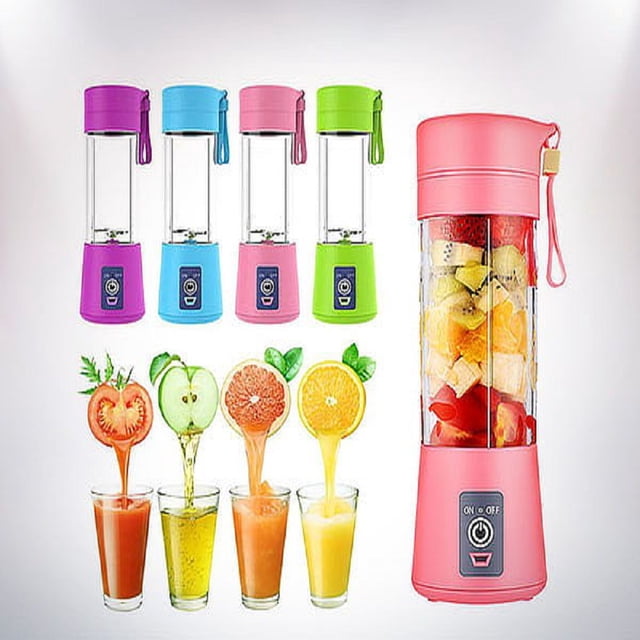 Vaso licuadora portátil Sofistik2 con 6 aspas Recargable USB color verde