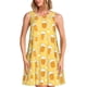 thumbnail image 1 of Easygdp Beer para Vestido Transpirable de Mujer, Vestido Suelto de Manga Corta con Pliegues y Bolsillos para el Verano, 1 of 7