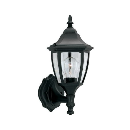 

2462-BK-Designers Fountain-1 Light Outdoor Wall Lantern-Black Finish