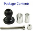 thumbnail image 4 of Motorcycle Bike Aluminum Mount fork Stem Base Set W/ Ball Head for Ram Mount Kit, 4 of 8