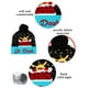 thumbnail image 4 of Gorro Navideño Led de Moda para Invierno, Gorro de Papá Noel con Bolas de Pelo, Gorro de Punto, Gorro de Lana Cálido con Protección para Los Oídos, Imprescindible para Decoraciones Navideñas., 4 of 6