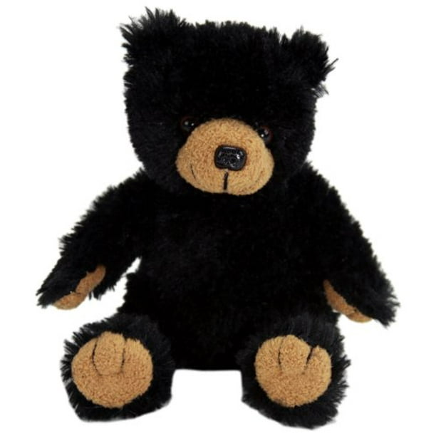 Purr-Fection Tender Friend Black Bear Sitting 6" Plush