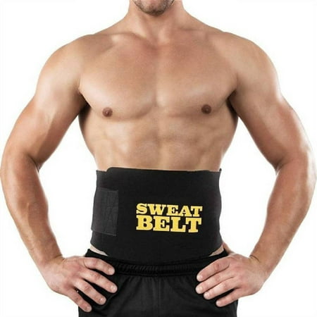 One Opening Sweat Waist Trimmer Belt Wrap Stomach Fat Burn Weight Loss (Best Way To Stomach Fat)