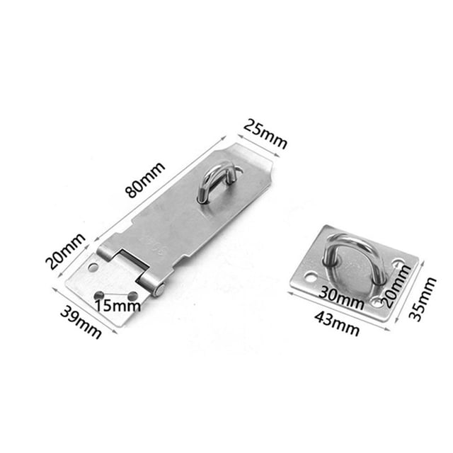 Cerradura de cerrojo antirrobo para puerta de acero inoxidable cierre de candado Sywqhk Libre de BPA