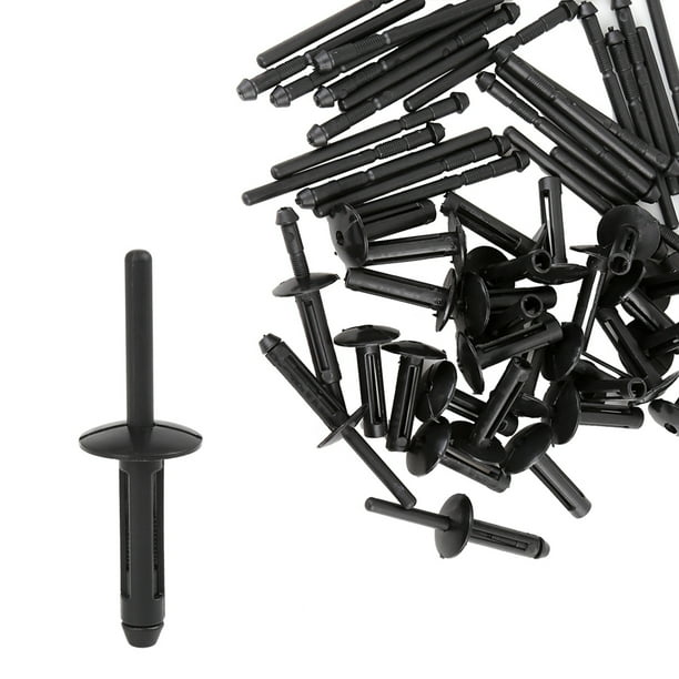 30Pcs Remache Ciego Nailon Cubierta Parachoques Guardabarros Coche 34201631