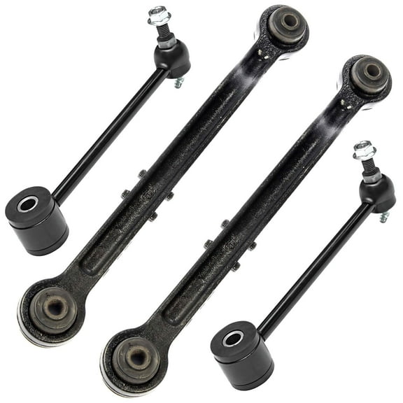 Detroit Axle - Rear Control Arms Sway Bars for Chevy GMC Suburban Avalanche Yukon XL 1500 Tahoe Cadillac Escalade ESV EXT Hummer H2, 2 Upper Control Arms 2 Sway Bars Replacement