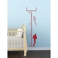 thumbnail image 4 of Football Player Growth Chart Vinyl Decals Boy Wall Stickers Art, 11x42-Inch Red, 4 of 6