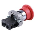 thumbnail image 2 of 2 Pcs 22mm NC Red Mushroom Emergency Stop Push Button Switch 600V 10A ZB2-BE102C, 2 of 8