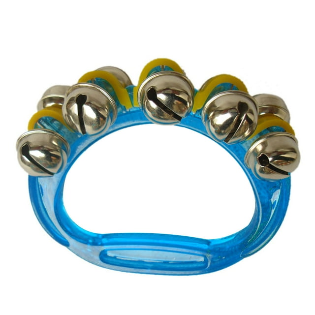 Kids Band Wrist Bell, Enhance Parent Child Interaction Plastic Transparent Musical Percussion Instrument for Children