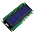 thumbnail image 2 of Treedix 2pcs HD44780 1602 LCD Display Module DC 5V 16x2 Character LCD White on Blue Blacklight, 2 of 7