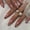 pattern2, variant on Long Square Press-On Nails Set, Nude Pink to Navy Ombre with Gold Accents and Star Design, 3D Style French Fake Nails, Glossy Glue on Nails for Women, 24 Pieces