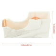 thumbnail image 2 of HLONKTape Dispenser Desk Tape Holder Marble Pattern Tape Dispenser Professional Tape Cutter, 2 of 6