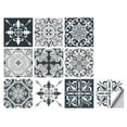 thumbnail image 1 of Advancent Etiqueta de la pared de la flor del azulejo de la pared Etiqueta engomada autoadhesiva impermeable del azulejo de la etiqueta del azulejo Decoración del hogar Nº 119 NO18 Advancent HA002473-119, 1 of 1