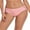 Pink, variant on Ocean Blues Women's Strappy Bikini Swim Bottom Full Coverage Swimwear Bathing Suits