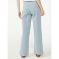 thumbnail image 4 of Free Assembly Women's High Rise 70’S Full Wide Leg Straight Jeans, 4 of 6